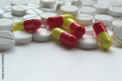 medication and pills backgr...