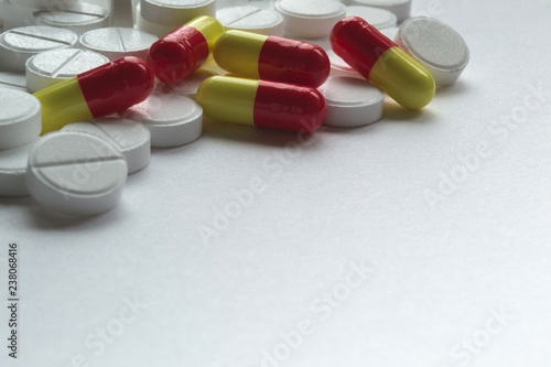 medication and pills backgr...