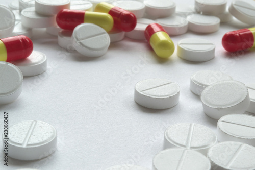 medication and pills backgr...