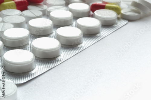 medication and pills backgr...