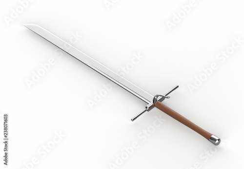 Gross Messer Or Bastard Sword Longsword Stock Illustration Adobe Stock