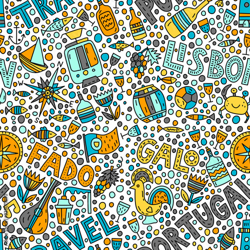 Portugal Seamless pattern