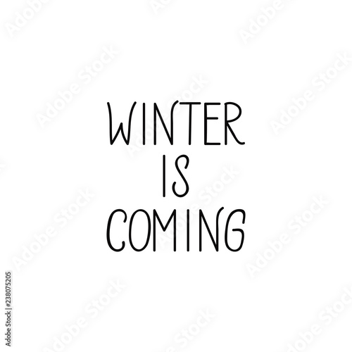 Fotografie winter is coming