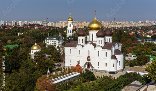 Ukrainian Orthodox Church of the Moscow Patriarch, Holy Dormition Odessa Patriarchal Monastery. This is one of the main attractions of the city.