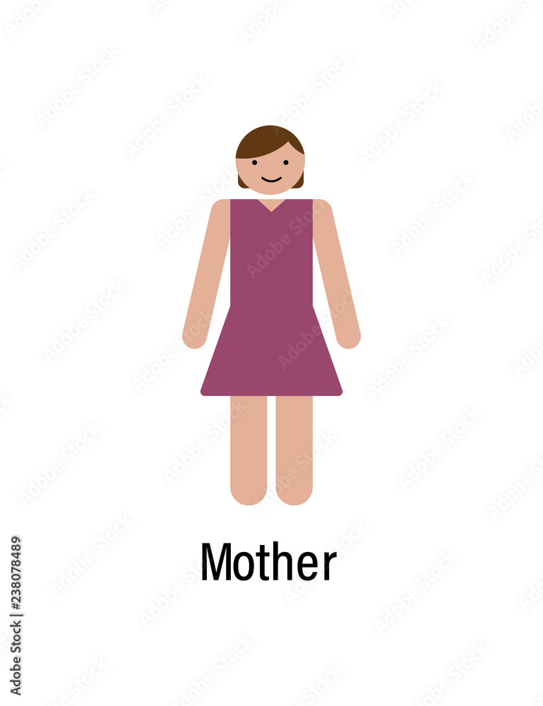 Mother, family icon can be used for web, logo, mobile app, UI, UX Mother, family icon can be used for web, logo, mobile app, UI, UX