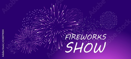 firework show banner