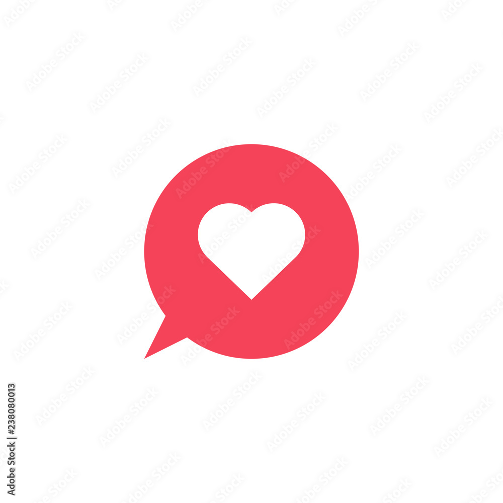 Vector heart icon. Heart shape. Bubble icon. Love symbol. Heart button. Element for design logo mobile app interface card or website Vector heart icon. Heart shape. Bubble icon. Love symbol. Heart button. Element for design logo mobile app interface card or website