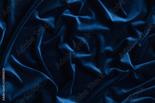 Abstract blue velvet background.