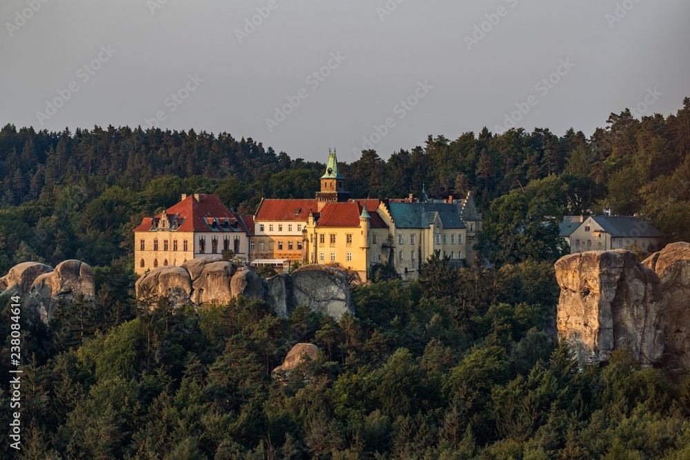 Hruba Skala Chateau near Turnov in Bohemian Paradise