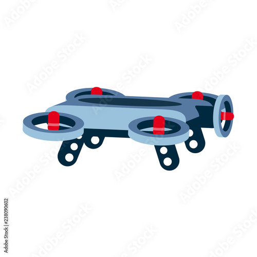 Hover board flying new technology flying skate, futuristic, flat, vector, isolated
