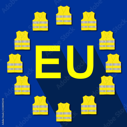 Gilets Jaune protests in Europe