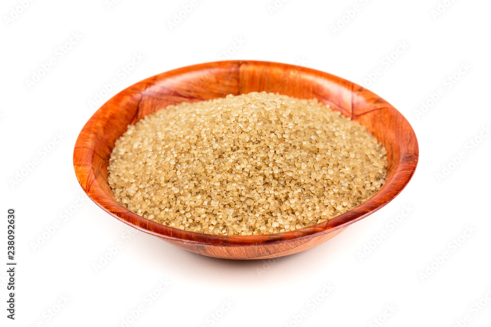 Cups of coarse crystalized demerara sugar Cups of coarse crystalized demerara sugar