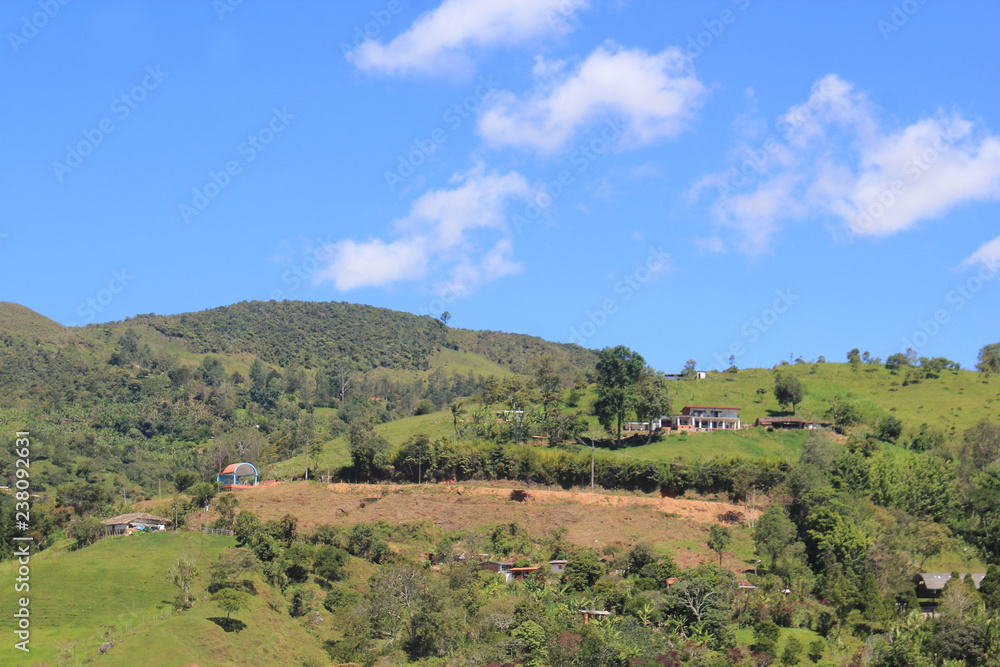 Paisaje rural. Angostura, Antioquia, Colombia