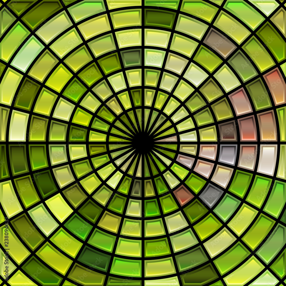 Naklejka premium abstract vector stained-glass mosaic background