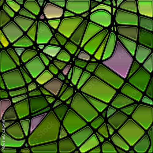 abstract vector stained-glass mosaic background