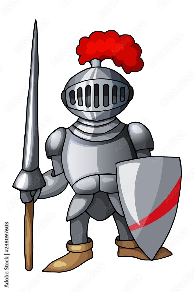 Cartoon knight deals