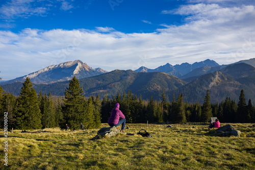 Fototapeta Naklejka Na Ścianę i Meble -  Odpoczynek na Rusinowej Polanie