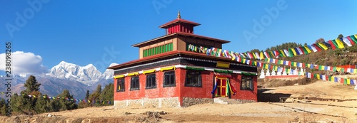 Za-Sa or Zasa gompa or Monastery, Solukhumbu, Nepal photo