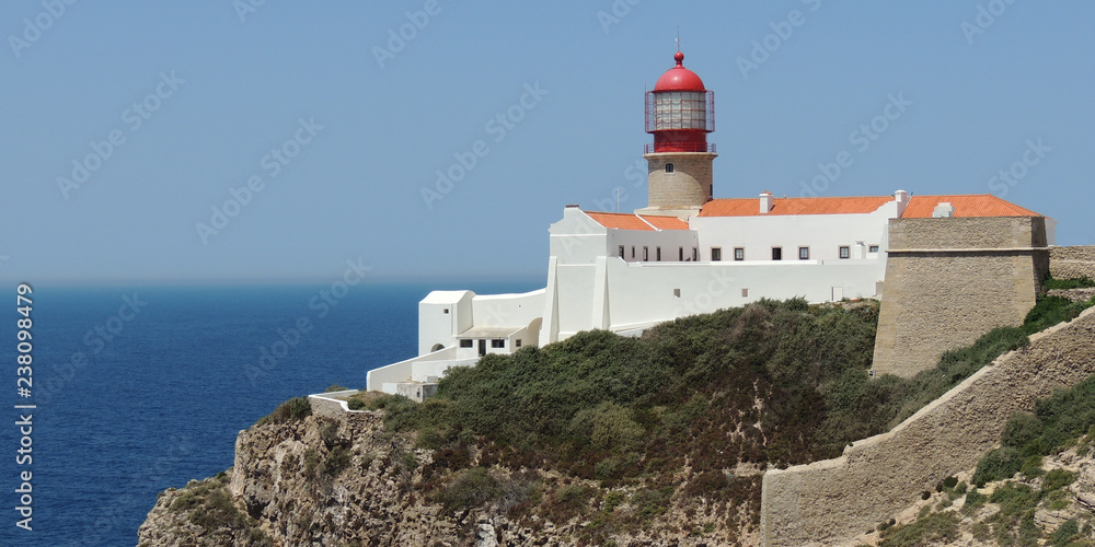 lighthouse on coast of portugal: Sagres, Algarve