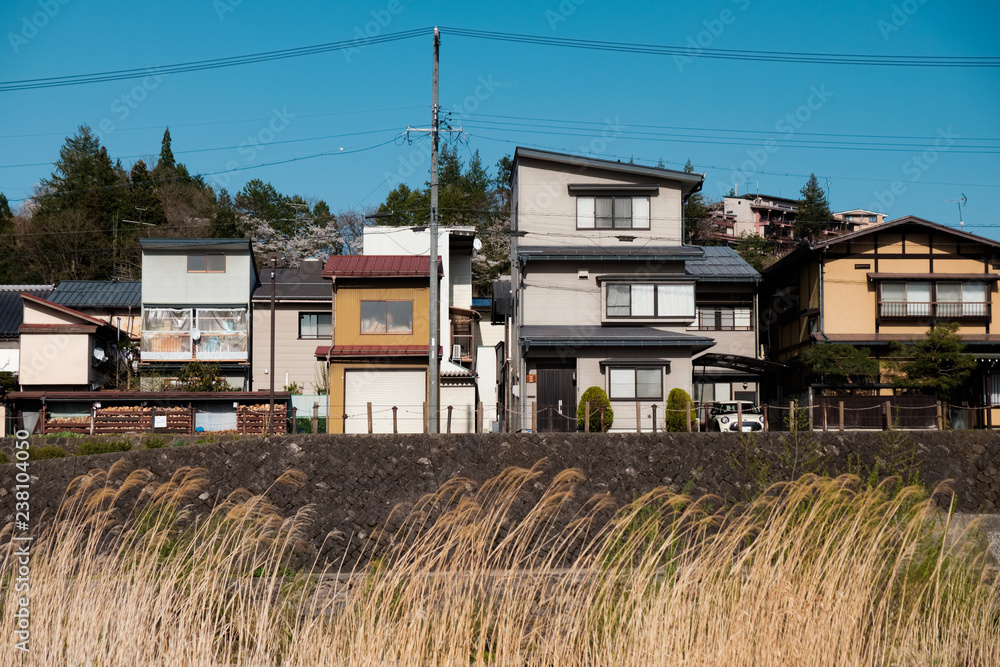 Landscape around Takayama city, Japan Landscape around Takayama city, Japan