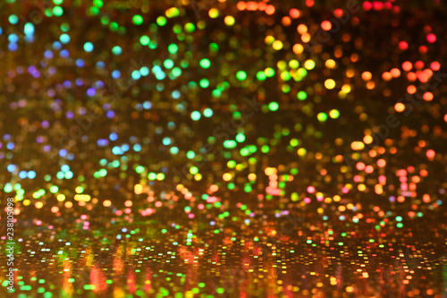 Golden Christmas or New Year festive background