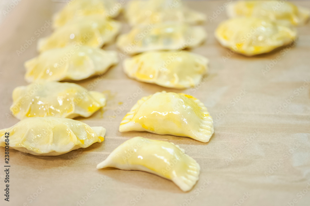 Preparation of dumplings - delicate cakes