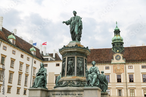 Statue in Hofburg Palace in Vienna, Austria © EvrenKalinbacak