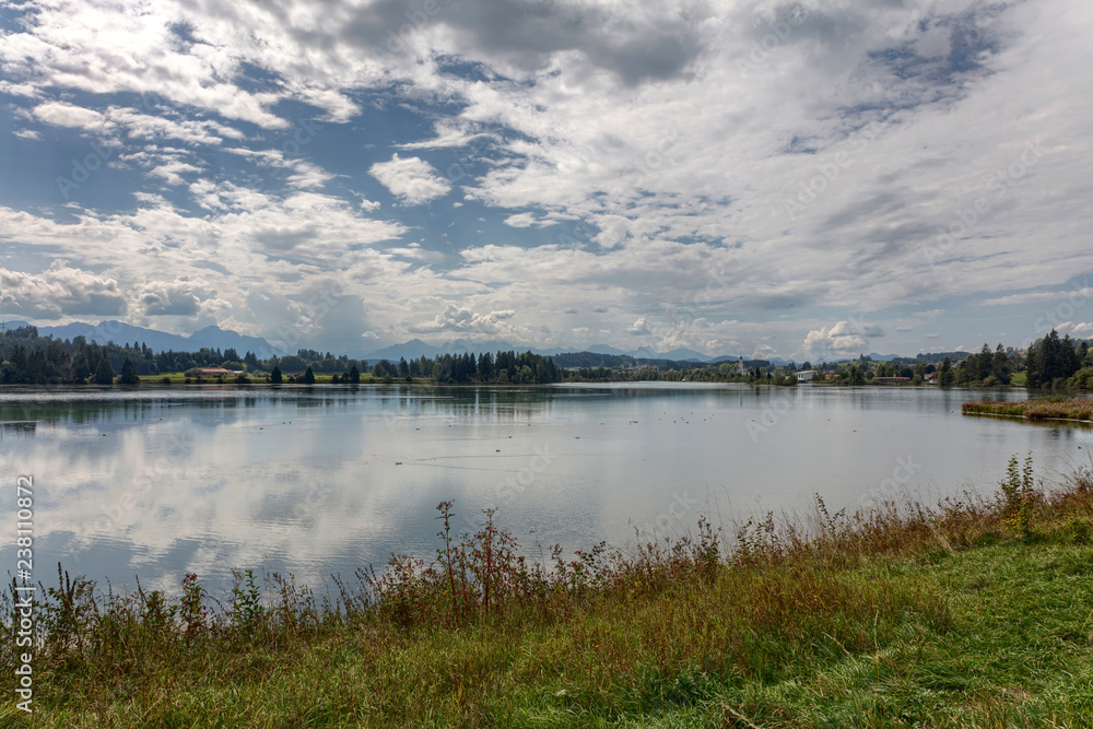 Lechsee bei Lechbruck am See in Bayern