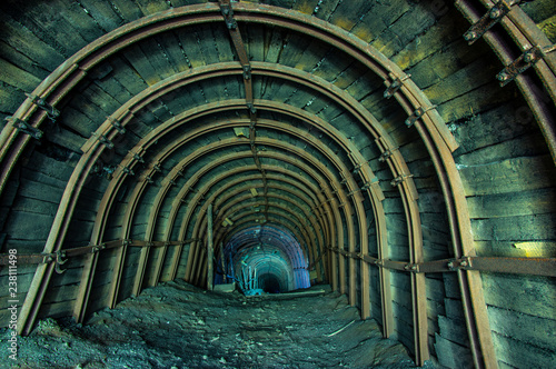 Gallery in the salt mine