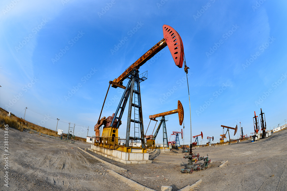 Fototapeta premium The oil pump
