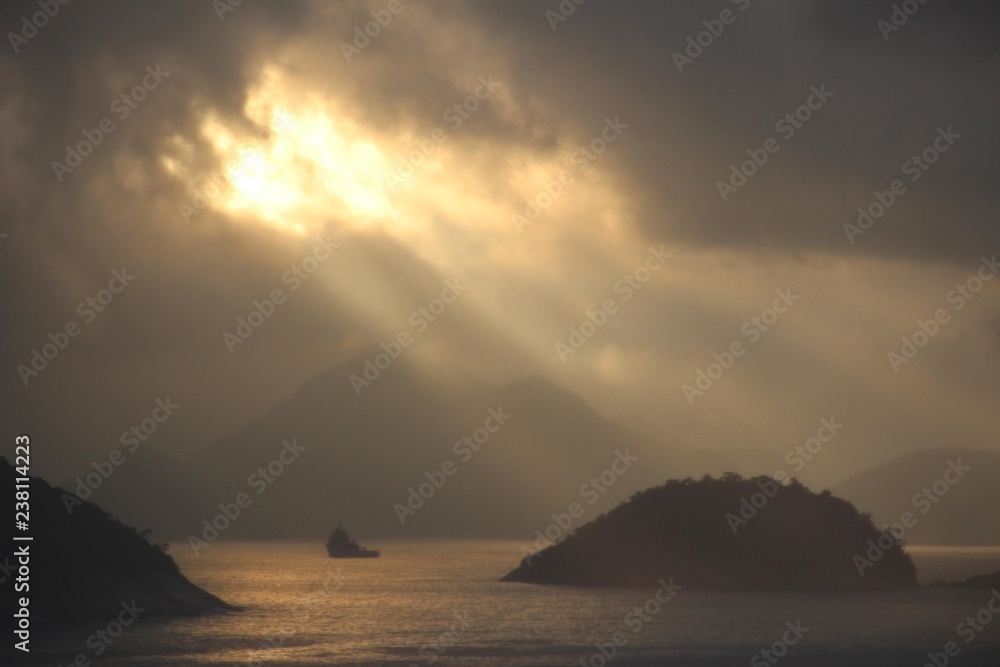 Sunrise at islands