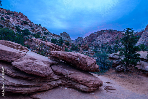 Sunrise is Zion National Park
