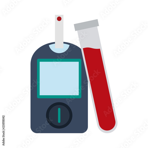 Glucometer blood test