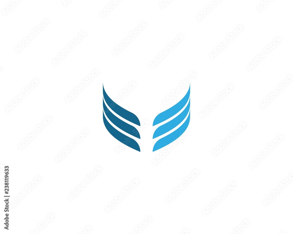 Fototapeta premium Wing Logo Template