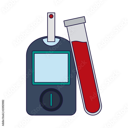 Glucometer blood test