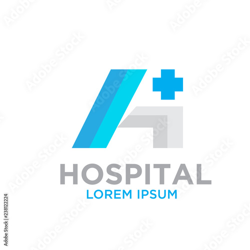h hospital logo designs