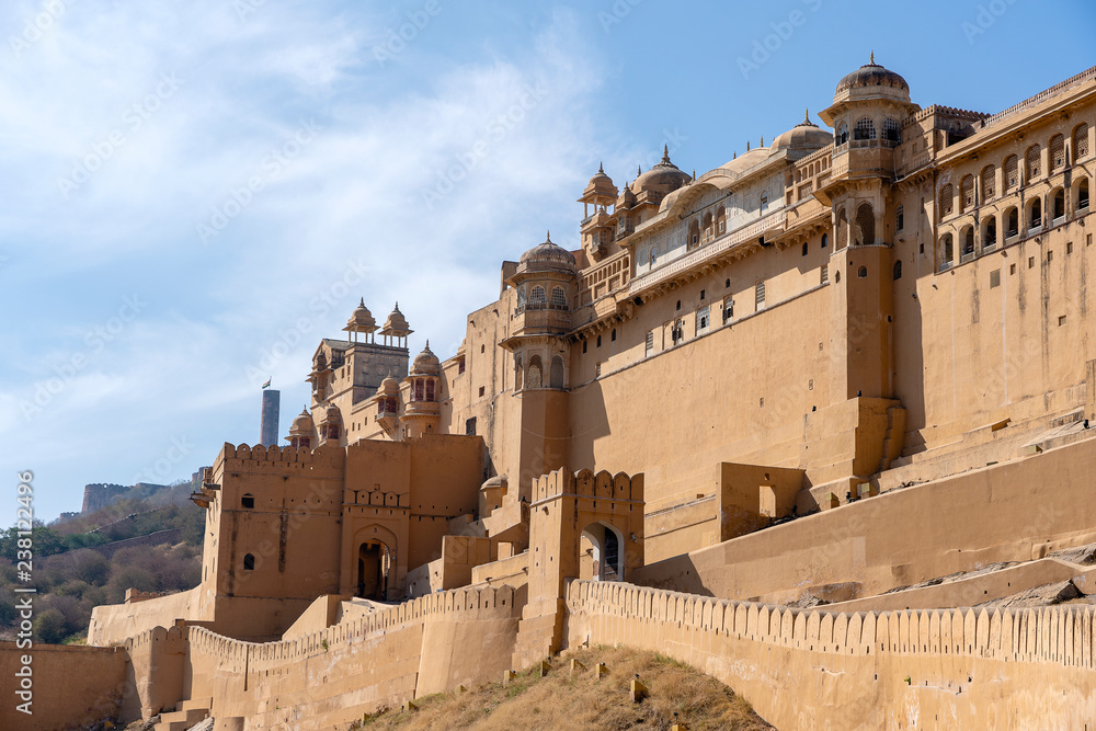 View of Amber Fort in Jaipur, Rajasthan, India