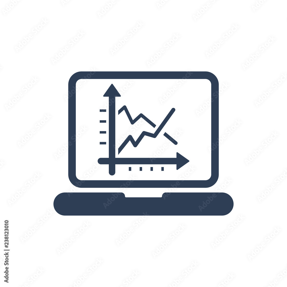 Simple Illustration of Web Analytics Icon Simple Illustration of Web Analytics Icon