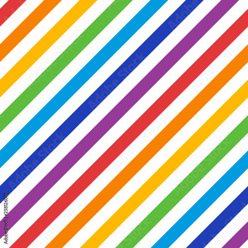 diagonal rainbow rectangular lines, seamless pattern