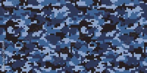 Camouflage background. Seamless pattern.Vector. 迷彩パターン