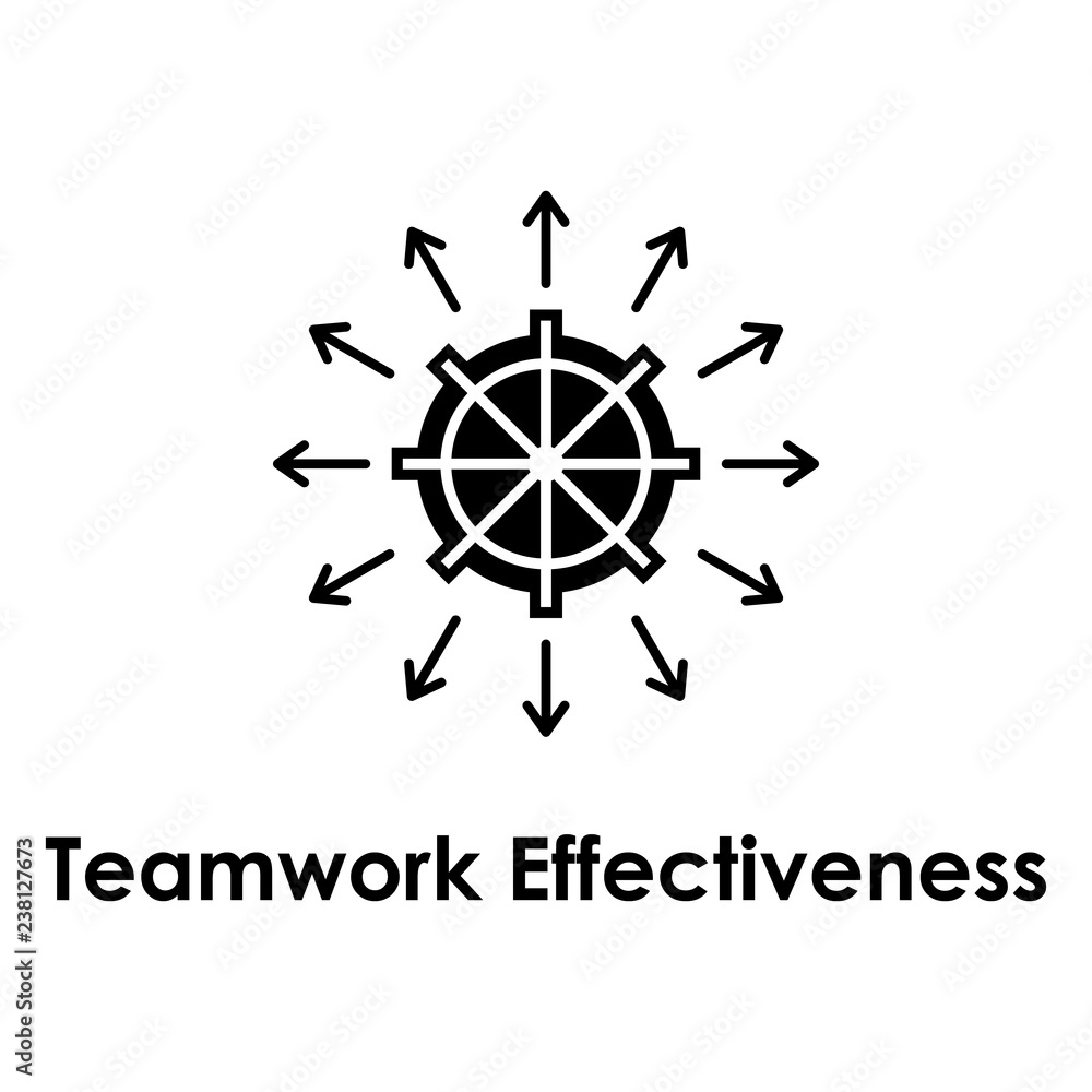 steering wheel, arrows, teamwork effectiveness icon. One of business icons for websites, web design, mobile app steering wheel, arrows, teamwork effectiveness icon. One of business icons for websites, web design, mobile app