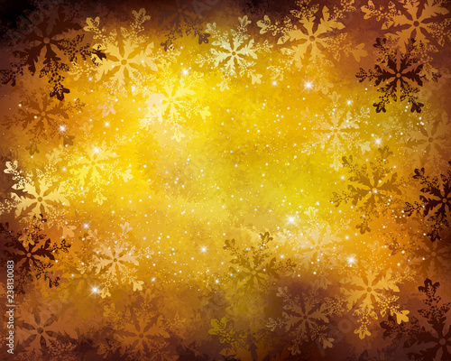 background of snow crystals