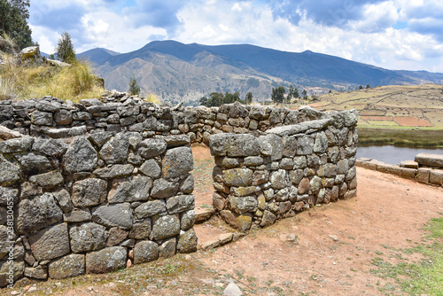 The Intiwatana and Pumacocha archaeological site, Ayacucho, Peru photo
