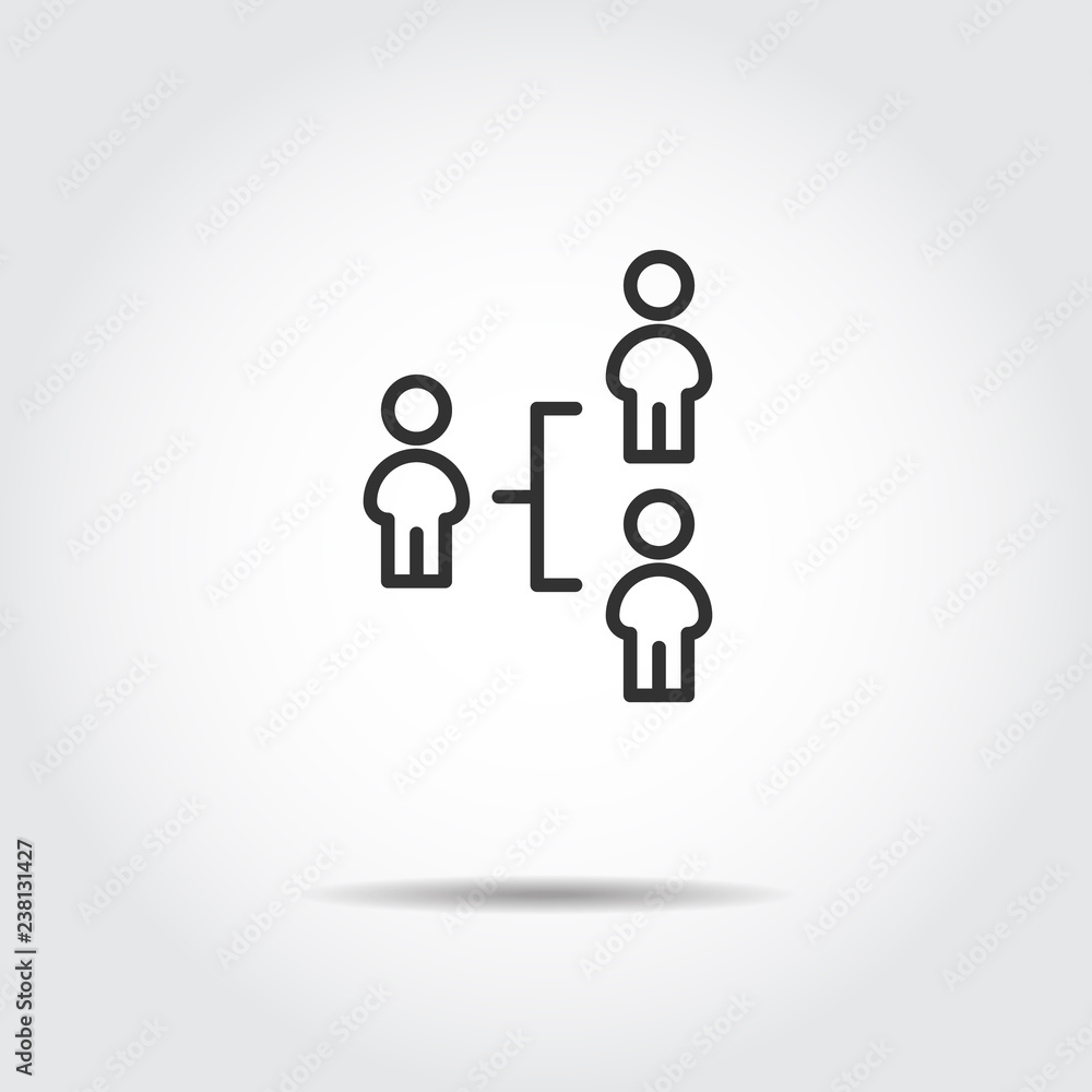 People Icon work group Team Vector People Icon work group Team Vector