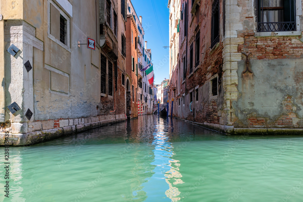 Venice Canal and traditional buildings  - Venice, Italy