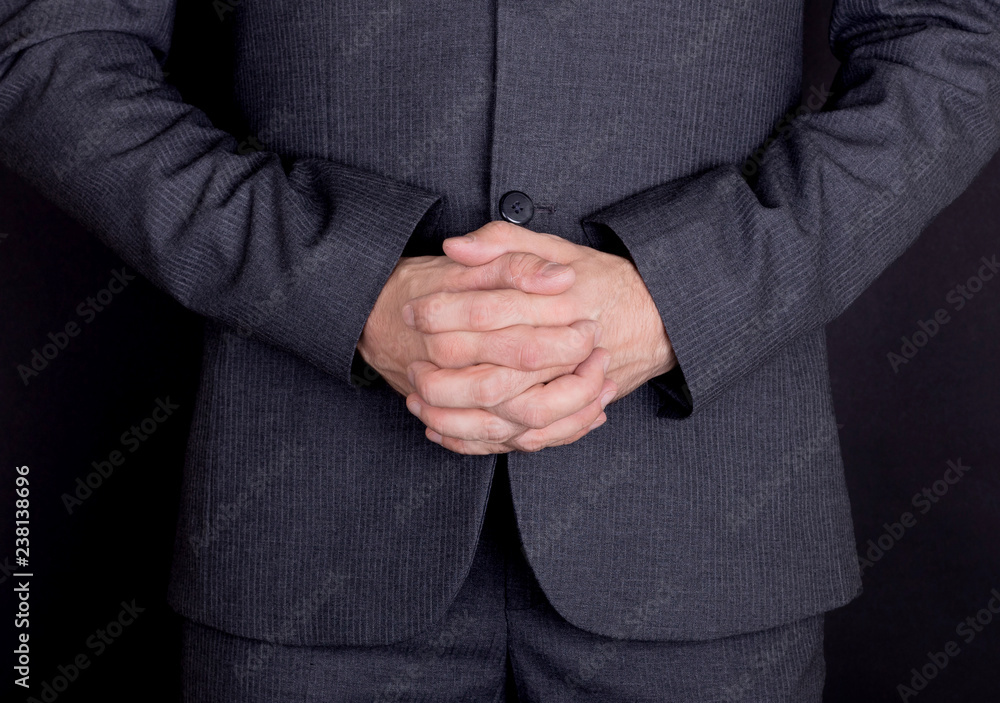 Obraz premium Hands crossed in prayer