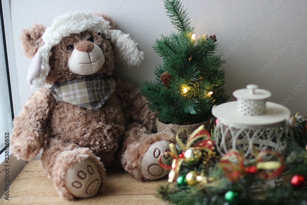 teddy bear with gift teddy bear with gift