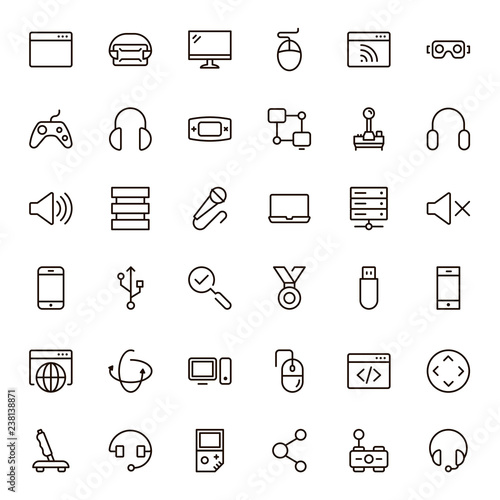 Game icon set