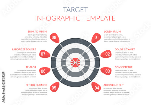 Target with Eight Arrows