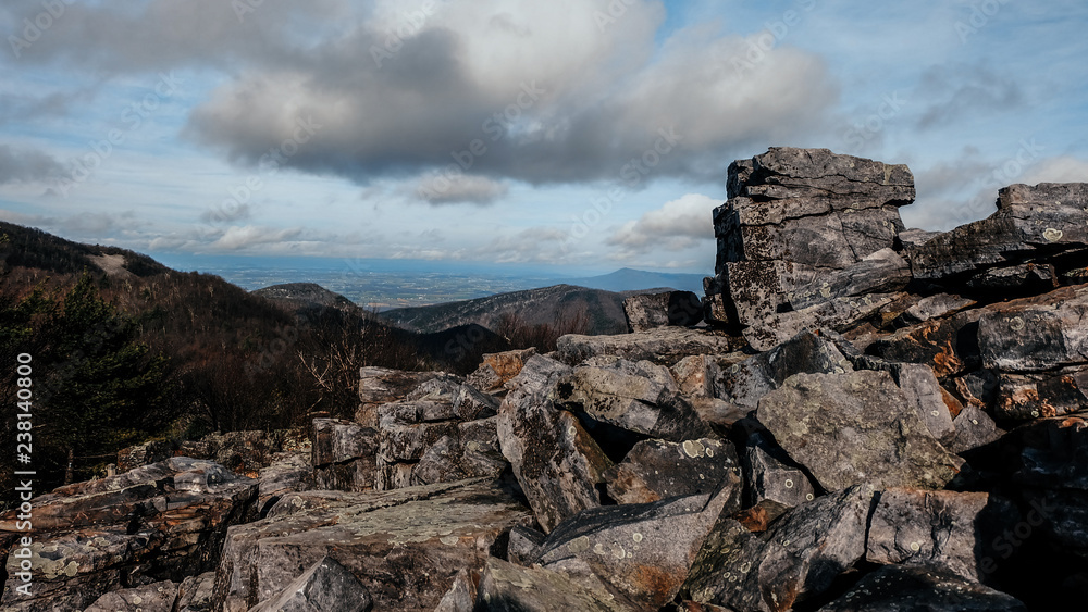 Fototapeta premium rocks and blue sky